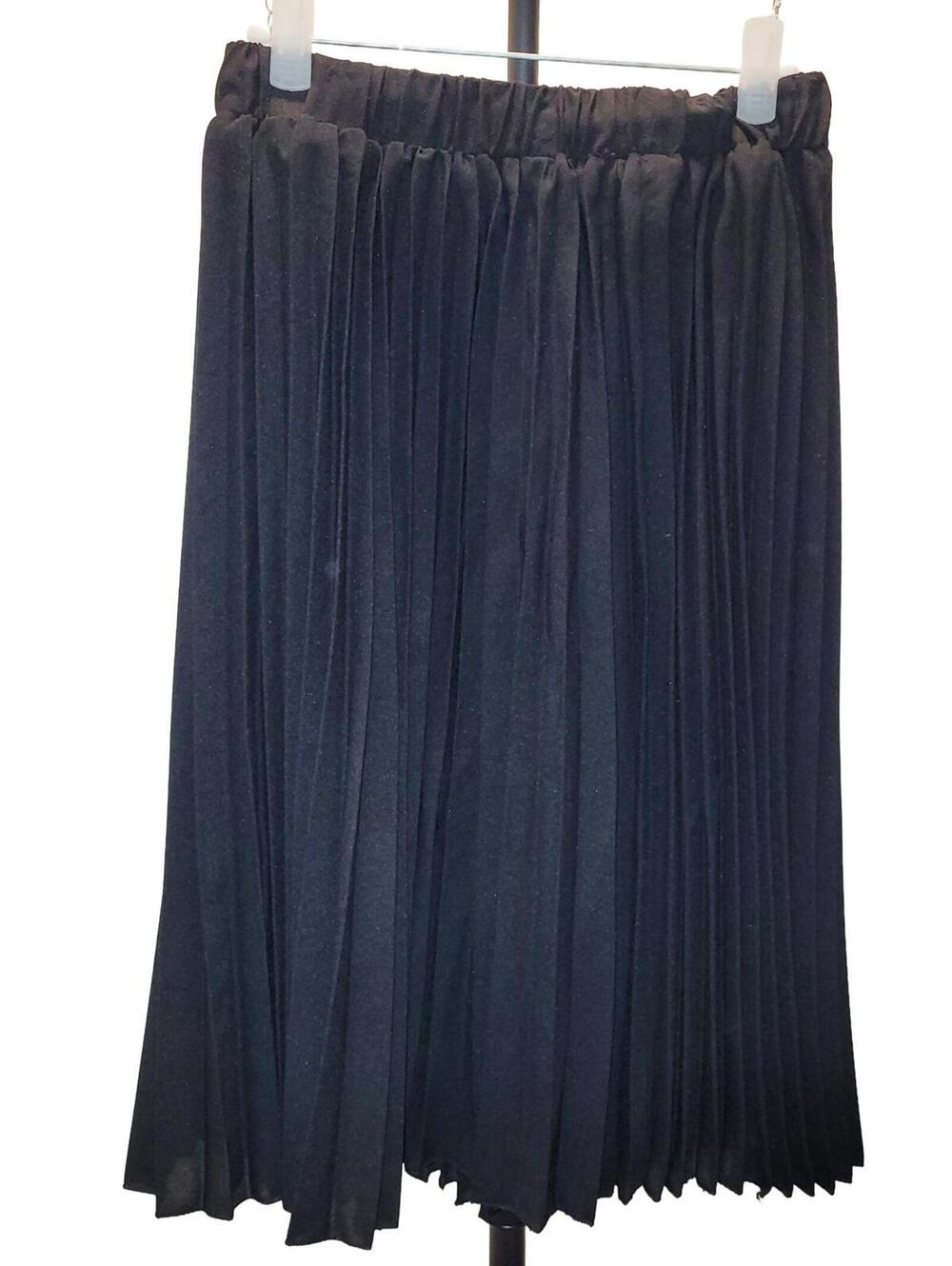 Black Pleated Skirt Elastic Waist Size 2
